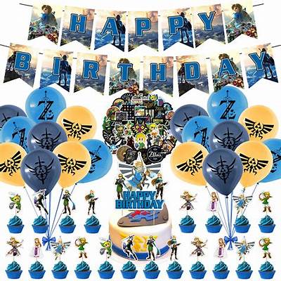 ZELDA BIRTHDAY PARTY Supplies Set Breath of the Wild Majoras Mask Link  Gannon $34.99 - PicClick
