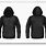 Zip Up Hoodie Mockup Front and Back