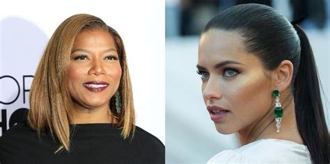 Adriana Lima And Queen Latifah