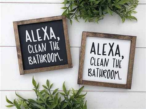 Alexa Clean The Bathroom