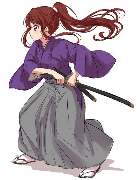Anime Girl Hakama