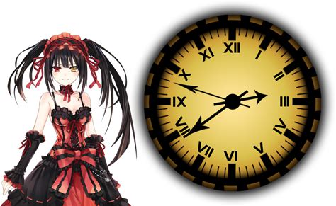 Anime Girl With Clock