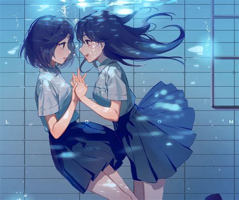 Anime Lesbian Shower Sex