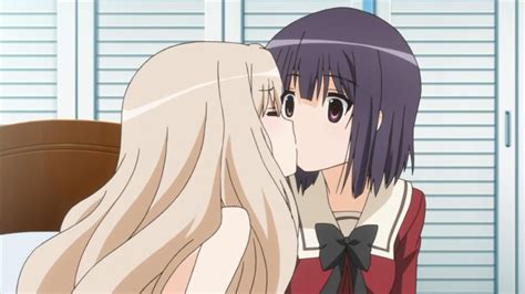 Anime Lesbians Kissing Boobs