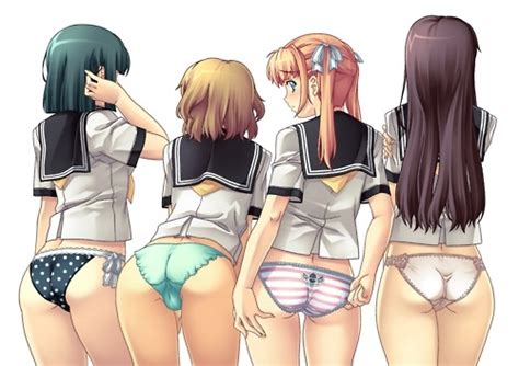 Anime Rubbing Panties
