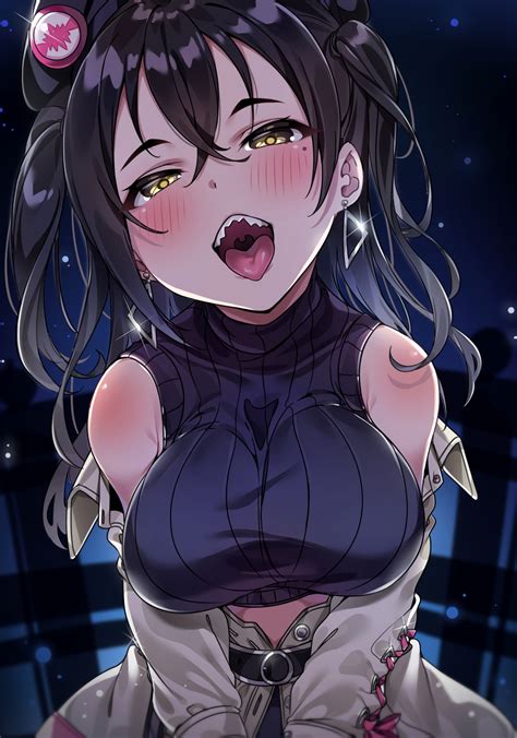 Anime Tongue Breast Naked
