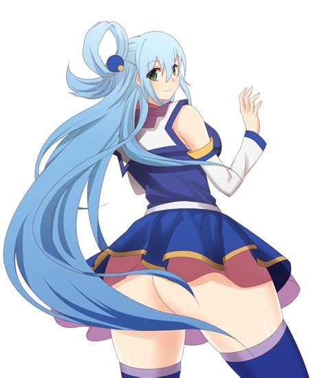 Aqua Anime Girl Thicc