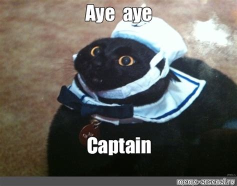 Aye Ate Captain Meme