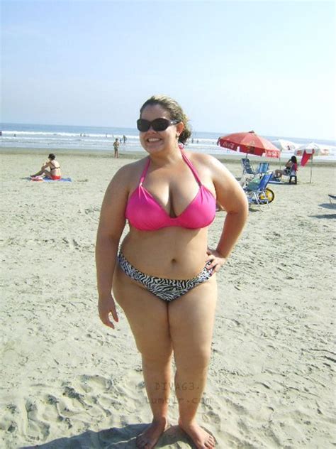BBW Topless Beach Bikini
