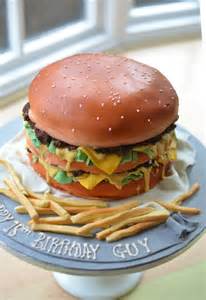 Burger Birthday Cake