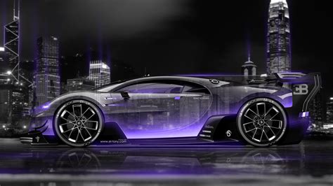 Cool Bugatti Cars At Night
