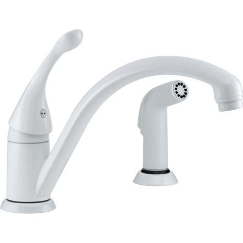Delta Kitchen Faucets With Sprayer White