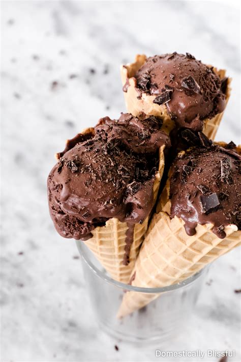 Double Dark Chocolate Ice Cream