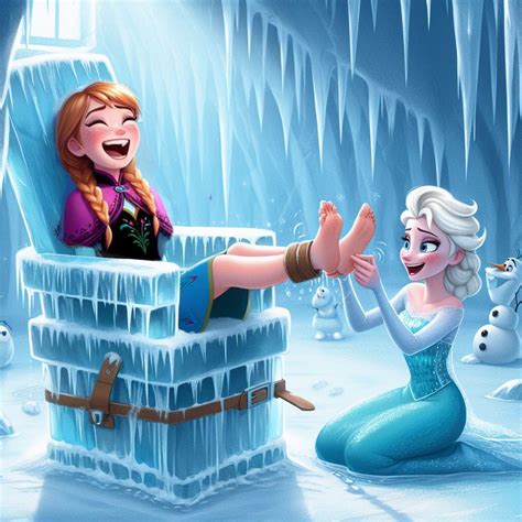 Elsa And Anna Tickle