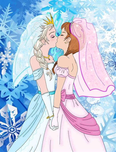 Elsa And Anna Wedding