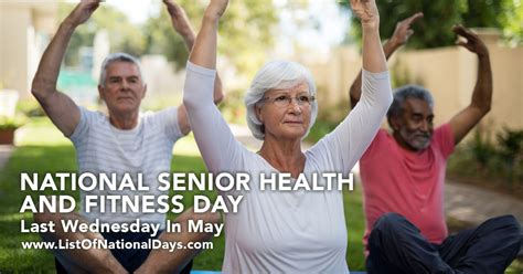 Free Image Of Senior Health 7 Fitness Day