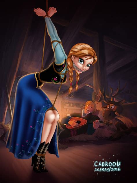 Frozen Anna Cartoon