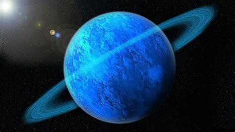 Gambar Planet Uranus Blue Fan Art