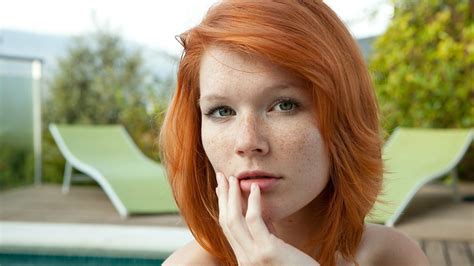 Hairy Redhead Nude Woman