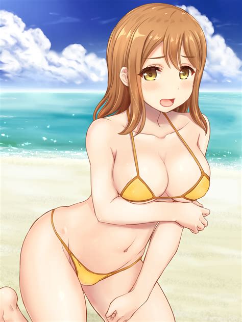 Hot Anime Lesbians At The Beach
