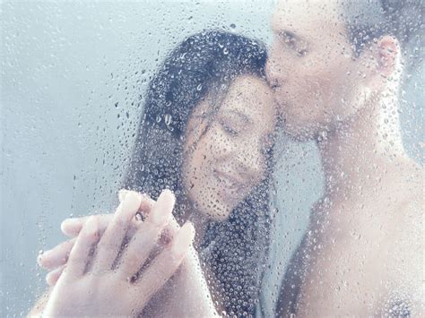 Hot Couple Shower Sex Close Up