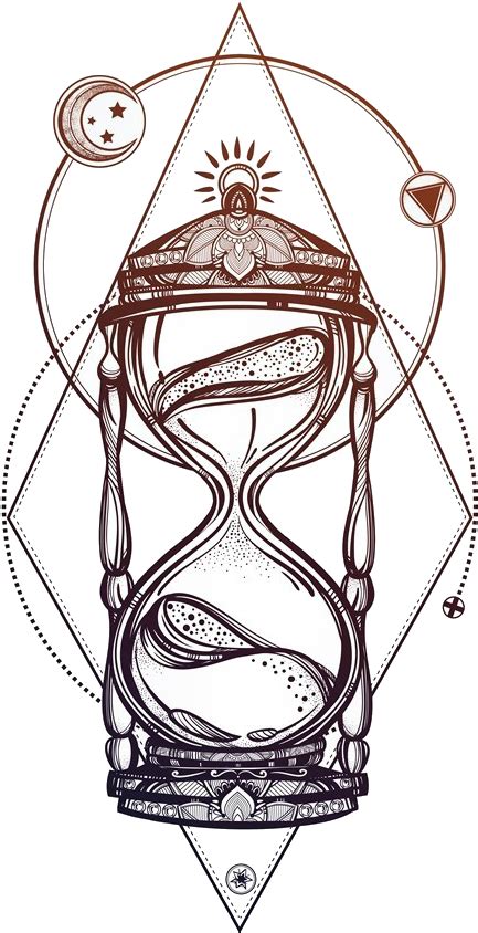 Hourglass Tattoo Drawings
