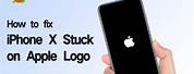iPhone X Stuck Apple Logo Red Scree
