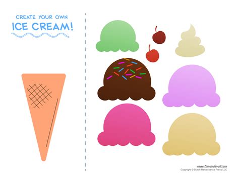 Ice Cream Template
