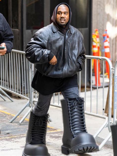 Kanye Big Boots Funny GIF