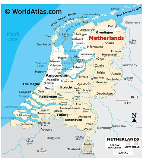 Legend Map Of Netherland