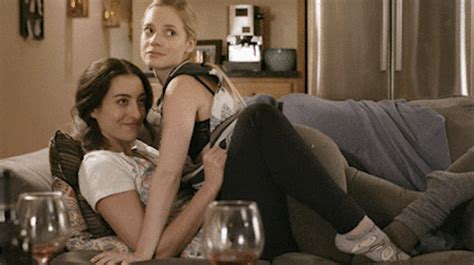 Lesbian Threesome Sex GIF