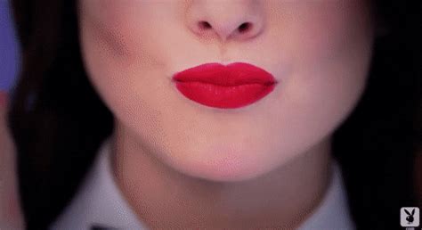 Lips Blowing A Kiss