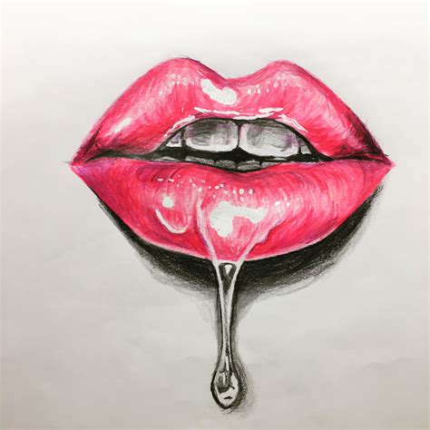 Lips Drawing