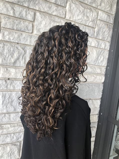 Long Dark Brown Curly Hair