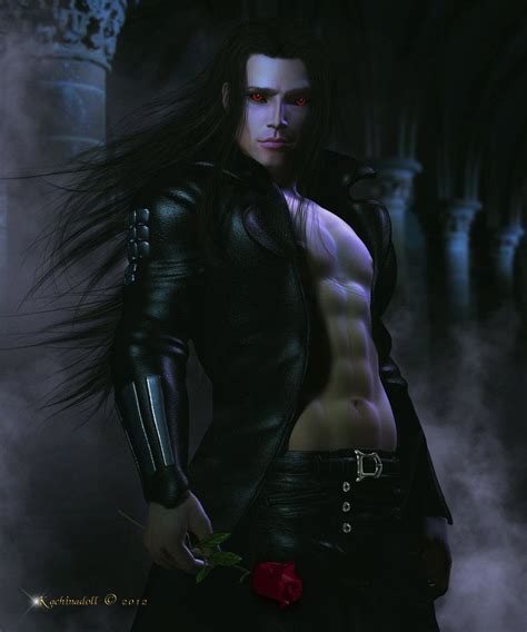 Male Vampire With Long Hair