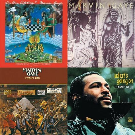 Marvin Gaye Album Covers