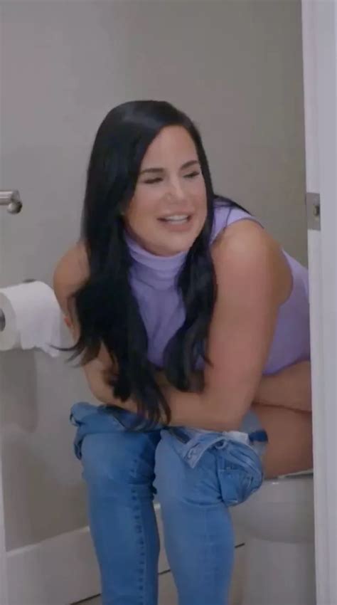 Mexican Woman On Toilet