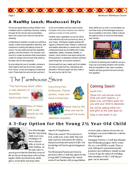 Montessori October Newsletter