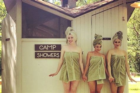 Naked Group Shower