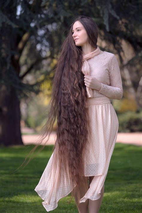 Naked Woman With Very Long Hair