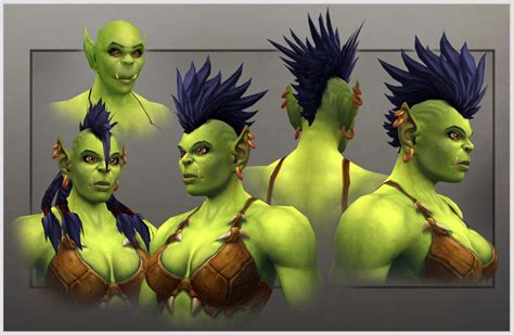 New Orc Character Models WoW
