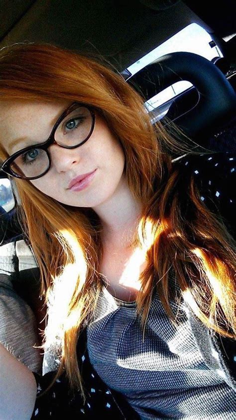 Nude Redhead With Glasses