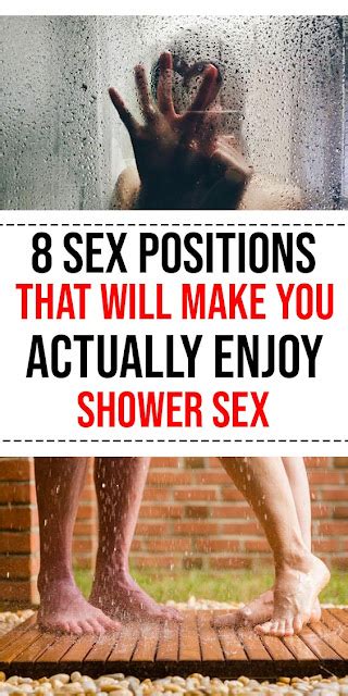 Outdoor Shower Sex Positions
