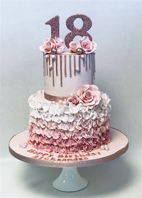 Pink 18th Birthday Cake Ideas