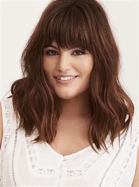 Plus Size Models With Bangs