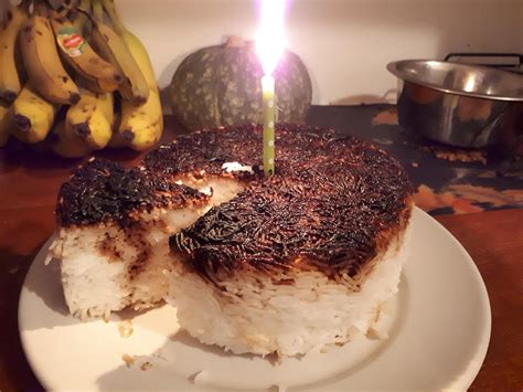 Rice Birthday Cake