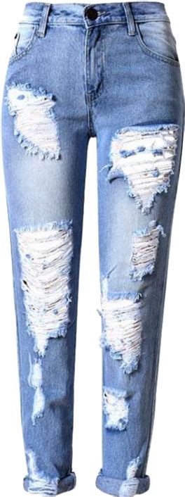 Ripped Jeans Back PNG