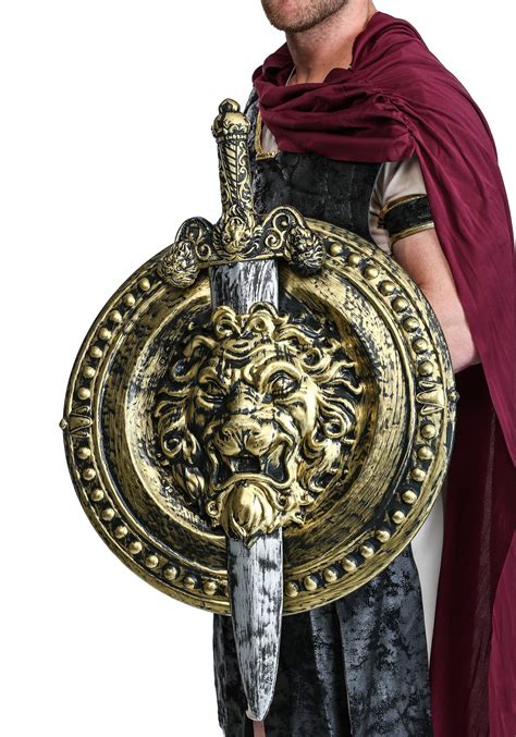 Roman Gladiator Sword And Shield