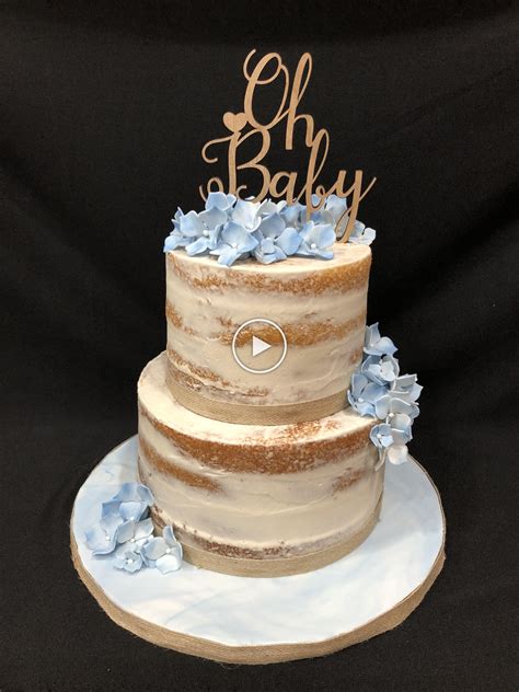 Rustic Boy Baby Shower Cakes