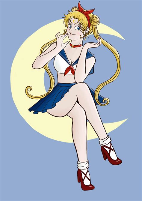 Sailor Moon Pin Up Saturn